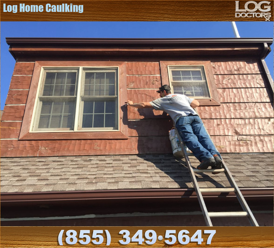 Log Home Repair Log Home Caulking Log Home Caulking Log Home