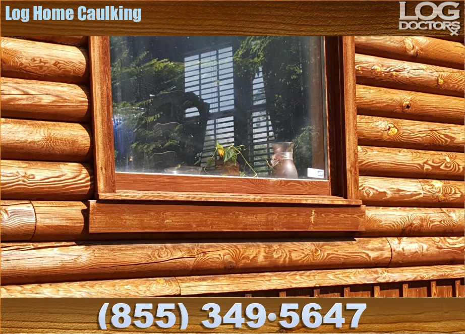 Log Home Repair Log Home Caulking Log Home Caulking Log Home
