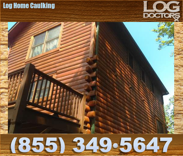 Log Home Repair Log Home Caulking Log Home Caulking Log Home