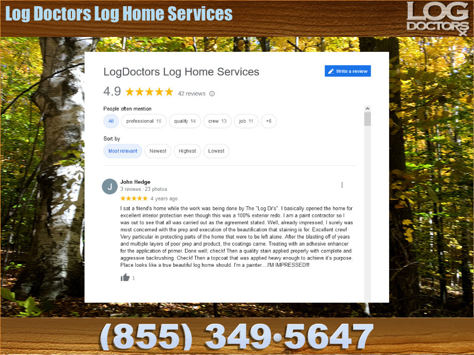 Log Home Repair Log Doctors Log Home Services Log Home Living Log