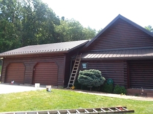 Log Home Caulking And Stain