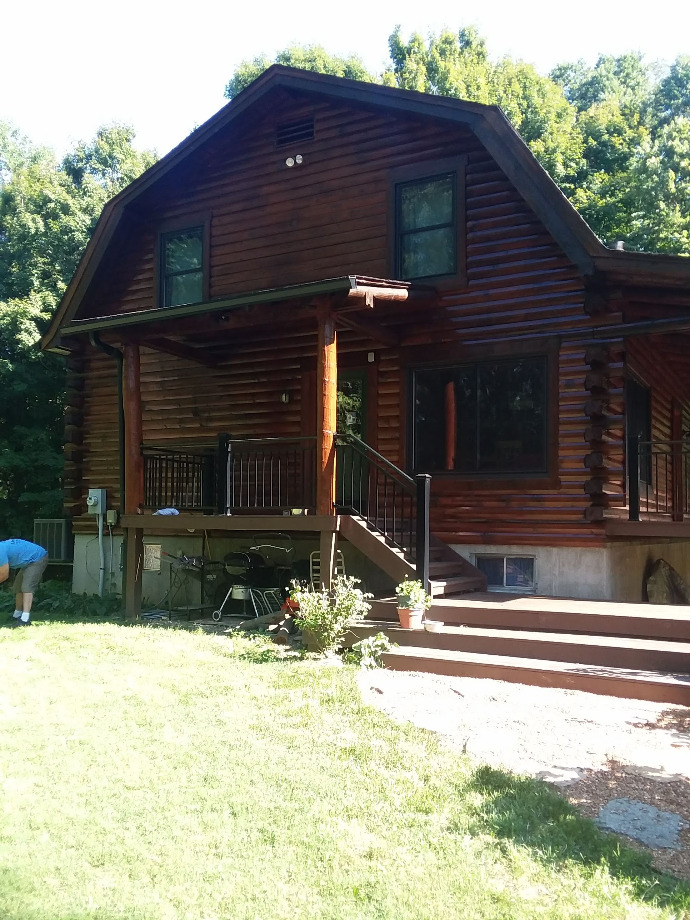 Log Cabin Staining By LogDoctors