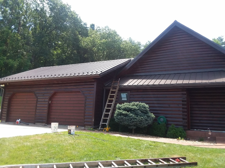 Log Home Caulking And Stain