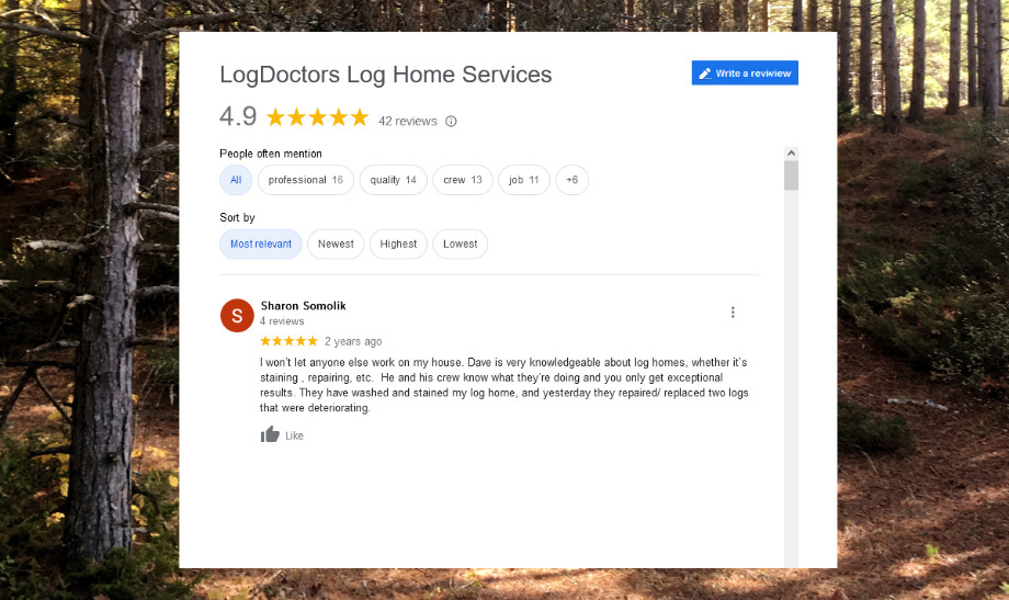 Log Doctors Log Home Services