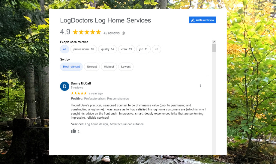 Log Doctors Log Home Services